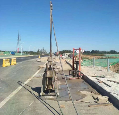 海西直辖公路高聚物注浆加固